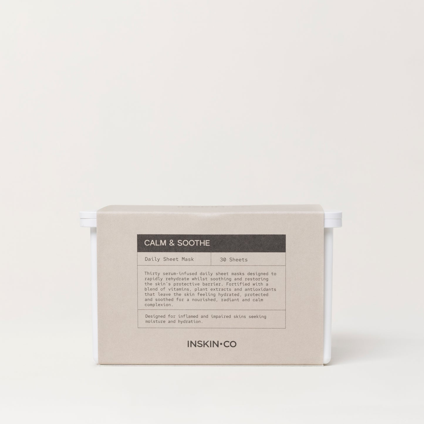 Inskin.Co Calm & Soothe Daily Sheet Masks