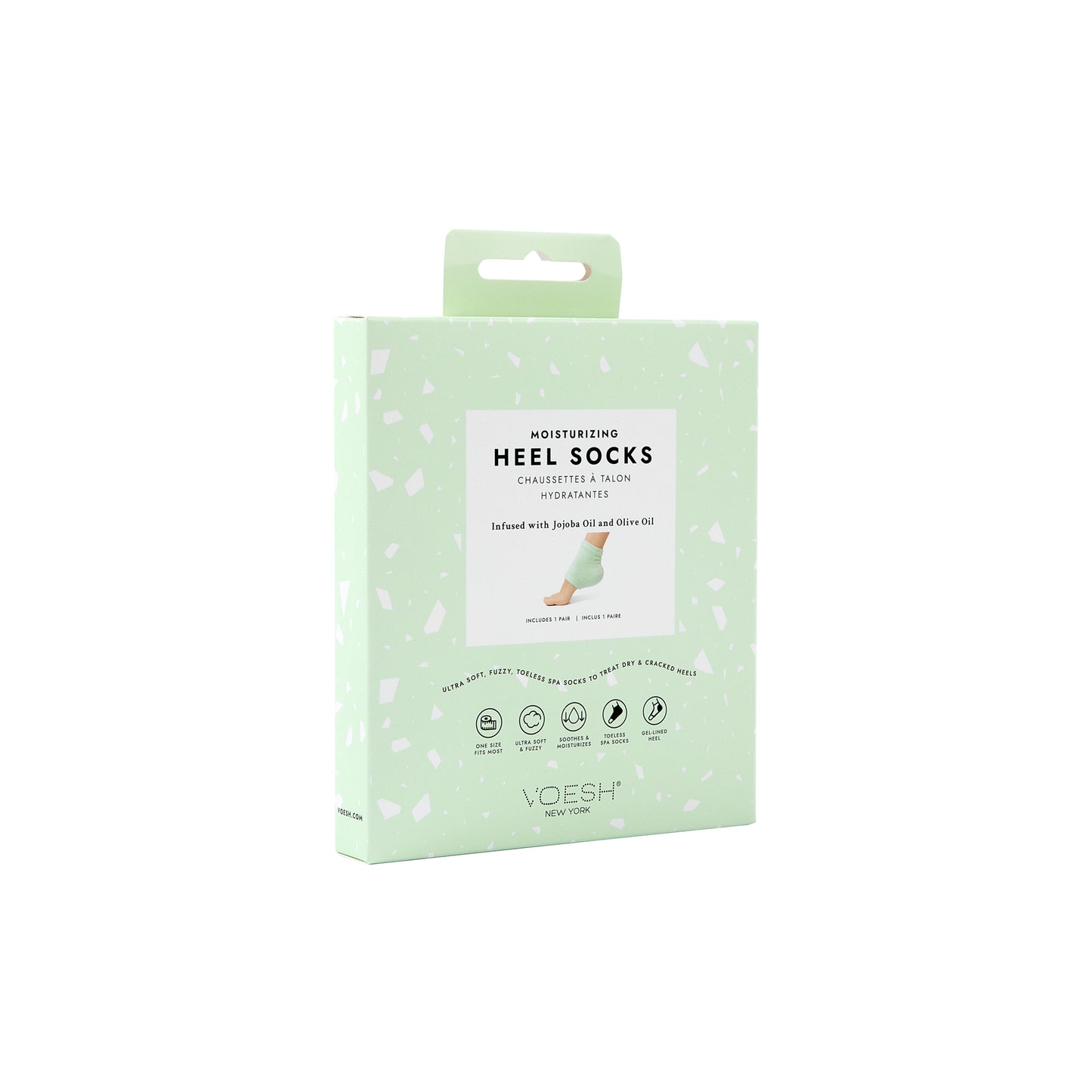 Voesh Moisturizing Heel Socks