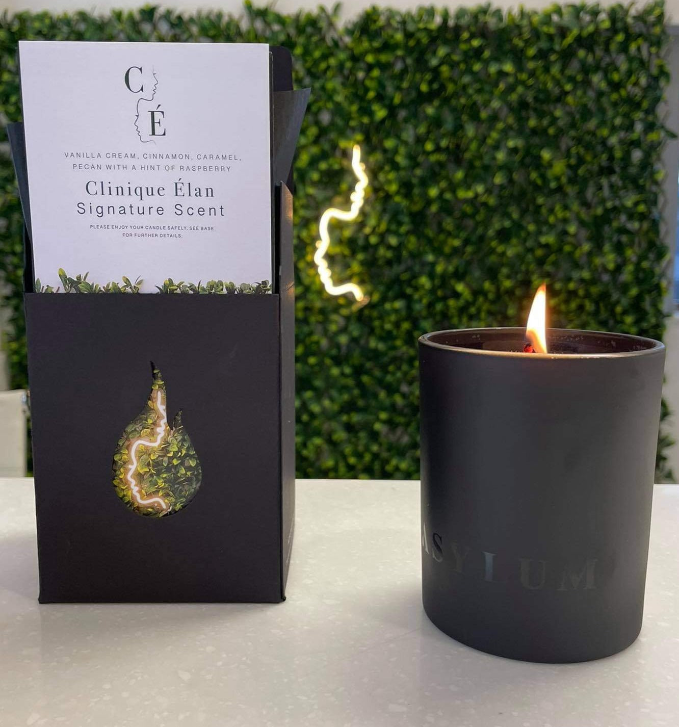Clinique Elan signature scent candle Asylum 